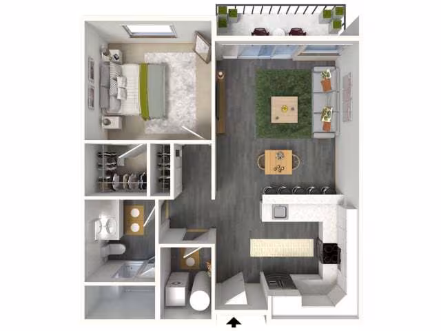 Unit 214 524 floor plan